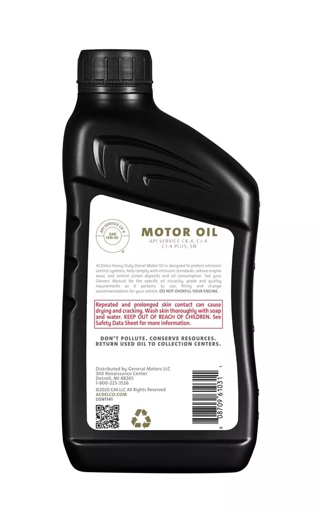 109213 - : Engine Oil for ACDelco Image