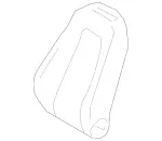 17791001018U01 - Body: Seat Back Cover for Mercedes-Benz Image