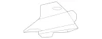 1908307900 - Covering and Lining: Water Baffle for Mercedes-Benz Image