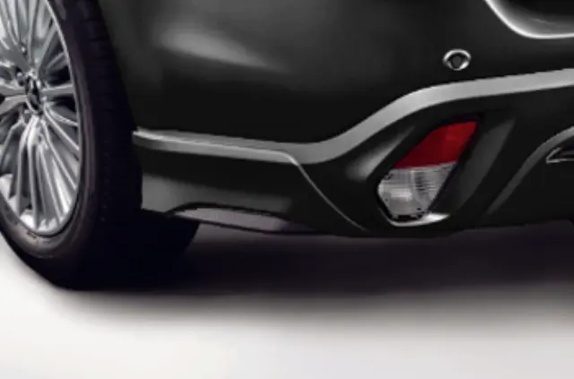 MZ576757EX - Exterior: Exterior, Rear Corner Air Dams, Black for Mitsubishi Image