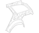 2126306501 - Body: Inner Panel for Mercedes-Benz Image