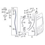 CK4Z61431B42A - Body: Opener Cable for Ford: E-Transit, Transit-150, Transit-250, Transit-350, Transit-350 HD Image