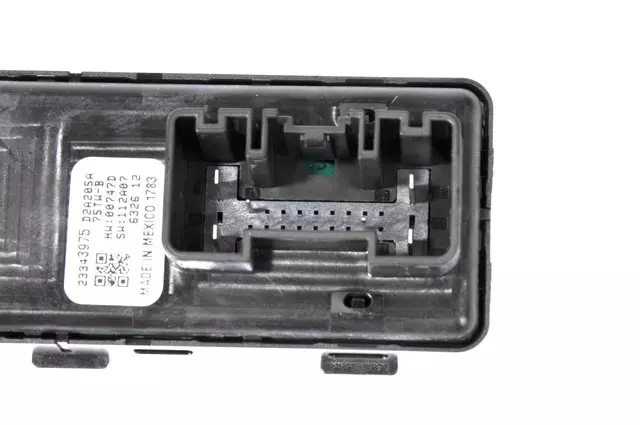 Jet Black Front Passenger Side Door Window Switch - GM (23343975)