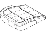 BA8Z7462901BA - Body: Cushion Cover for Ford: Flex Image