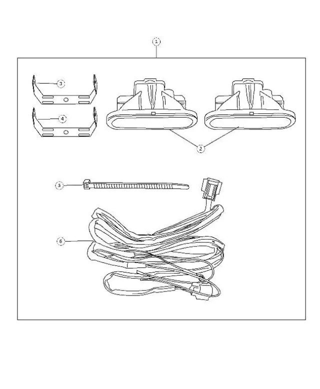 68045949AA - Mopar Accessories - Component Parts: Jumper for Dodge: Ram 1500 | Ram: 1500 Image