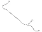 1728600292 - Windshield Washer, Emergency Equipmt: Hose Line for Mercedes-Benz Image