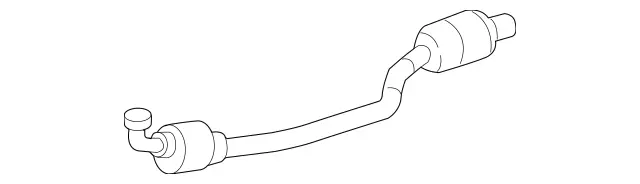 2194902019 - Exhaust System: Exhaust Pipe for Mercedes-Benz: CLS550 Image image