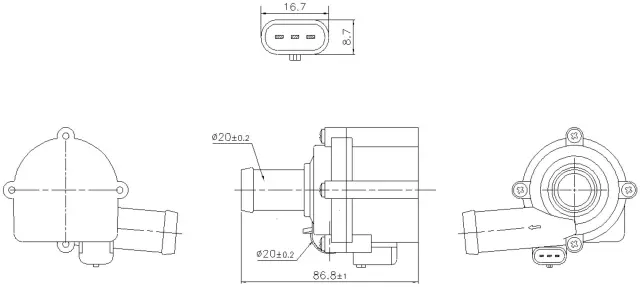 832152 - Cooling Systems: Nissens Engine Auxiliary Water Pump for NISSENS Image