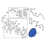 PC3Z2C026B - : Disc Brake Rotor for Ford: F-450 Super Duty, F-550 Super Duty Image