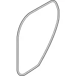 EJ7Z78253A10A - Body: Weather-strip On Body for Lincoln: MKC Image