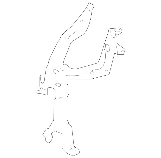 2515002331 - Cooling System: Recovery Tank Bracket for Mercedes-Benz Image