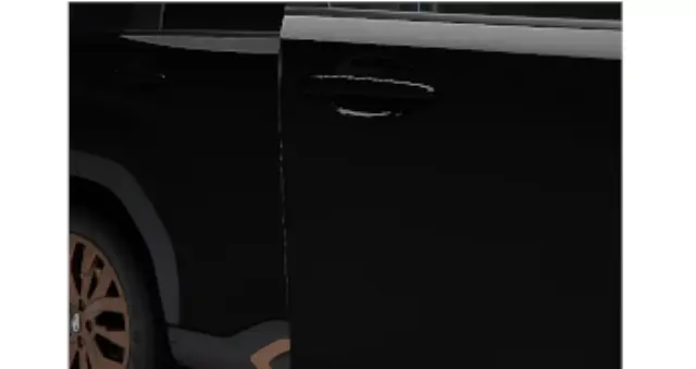 SOA801P100V2 - Exterior: Door Edge Guards - Crystal Black Silica for Subaru Image