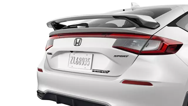 2022-2025 Honda Civic Rear Tailgate Spoiler NH904M Meteorite Gray Metallic - Honda (08F02-T47-170)