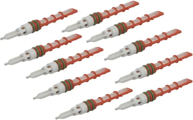 639 - Air Conditioning &amp; Heat: Orange Orifice Tube 10 pkg for FOUR SEASONS Image