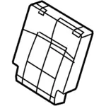 FL1Z7866600GD - Body: Seat Back Cover for Ford: Expedition Image