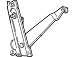 E7TZ1523201A - Body: Window Regulator for Ford: Bronco, F-150, F-250, F-350, F-Super Duty Image