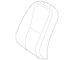 21691004477J75 - Body: Seat Back Cover for Mercedes-Benz Image
