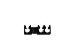 68544654AA - Fuel and Accelerator Pedal: 3 Way Clip for Mopar Image