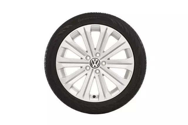 561071498B8Z8 - Wheels: 18 Inch Spokane Wheel - Brilliant Silver for Volkswagen: Beetle, Passat Image