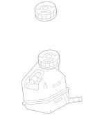 212430010264 - Brakes: Expansion Reservoir for Mercedes-Benz Image
