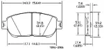 13050709 - : Disc Brake Pad Set for OmniParts Image