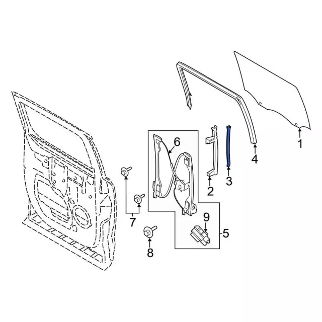 Guide - Ford (ML3Z-1521597-C)
