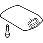 AE9Z7406024BA - Body: Armrest for Lincoln: MKT Image