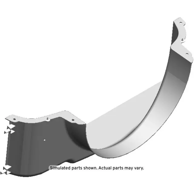 22739141 - : Engine Cooling Fan Lower Shroud for Chevrolet: Silverado 2500 HD, Silverado 3500 HD | GMC: Sierra 2500 HD, Sierra 3500 HD Image