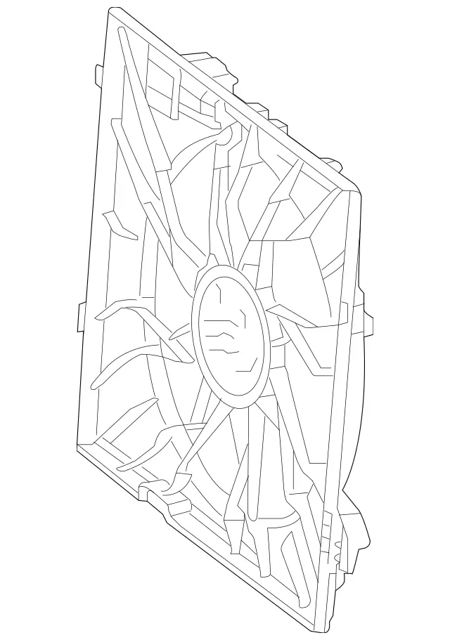 999064000 - Radiator: Blower for Mercedes-Benz: GL350, GL450, GL550, GL63 AMG, GLE300d, GLE350, GLE400, GLE43 AMG, GLE450 AMG, GLE550e, GLE63 AMG, GLE63 AMG S, GLS350d, GLS450, GLS550, GLS63 AMG, ML250, ML350, ML400, ML550, ML63 AMG Image image