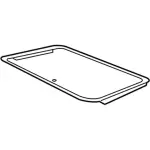 6L2Z78500A18A - Body: Glass Panel for Ford: Explorer, Explorer Sport Trac | Mercury: Mountaineer Image