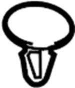 668202DV0A - Body: Cowl Top Panel Clip for INFINITI: QX55 Image