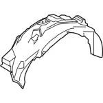 JL1Z16102C - Body: Fender Liner for Ford: Expedition Image