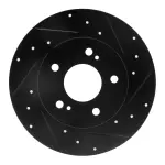 63367043R - : DFC Brake Rotor - Drilled and Slotted - Black for DYNAMIC FRICTION Image