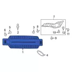 JL3Z8200DC - : Grille for Ford: F-150 Image