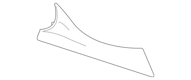 23068043368M68 - Body: Side Cover for Mercedes-Benz Image