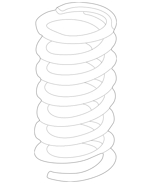2023243104 - Springs and Suspension: Rear Spring for Mercedes-Benz: C220, C230, C280 Image image