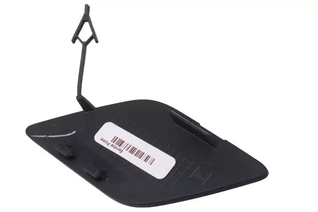 Primed Front Bumper Fascia Tow Eye Access Hole Cover - GM (23441984)
