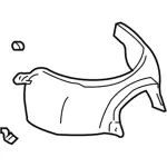 YS4Z5404644CAB - Body: Lower Extension for Ford: Focus Image