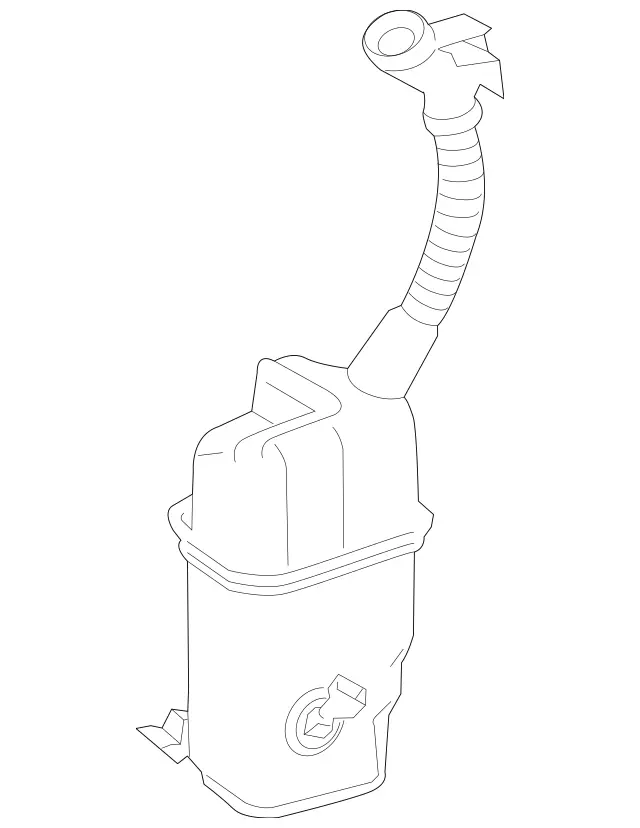 1778690100 - Windshield Washer, Emergency Equipmt: Liquid Reservoir for Mercedes-Benz: 180A, 180b, 220a, A220, A35 AMG, CLA250, CLA35 AMG Image image