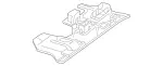 2466808301 - : Trim, Foot-Well for Mercedes-Benz: B Electric Drive, B250e Image