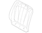 16391301227D42 - Body: Seat Back Panel for Mercedes-Benz Image