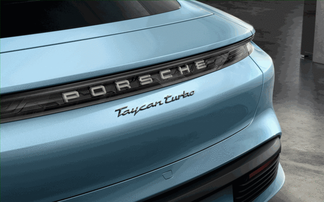 9J104480008OK1 - Exterior: Painted Model Designation - Matt Black for Porsche: Taycan Image