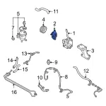 YL8Z6D027AA - Steering: Power Steering Pump Bracket for Ford: Escape Image