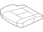 CL3Z1862901GA - Body: Seat Cover for Ford Image