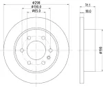 355131841 - : Disc Brake Rotor for Hella Pagid Image