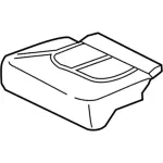 JL1Z7863804GD - Body: Cushion Cover for Ford: Expedition Image