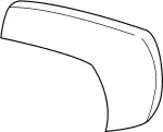 963654W761 - Body: Mirror Glass for Infiniti Image