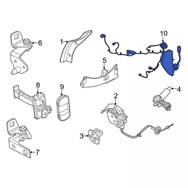 Wire Assembly Jumper - Ford (NJ8Z-14631-D)