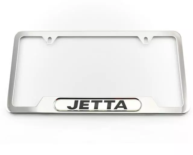 License Plate Frame - Jetta - Polished - Volkswagen (ZVW-355-011)