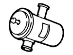 F5TZ9B289C - Emission System: By-Pass Valve for Ford: E-150 Econoline, E-150 Econoline Club Wagon, E-250 Econoline, E-350 Econoline, E-350 Econoline Club Wagon Image